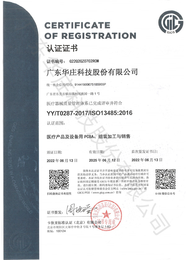 醫療體系證書 醫療體系證書